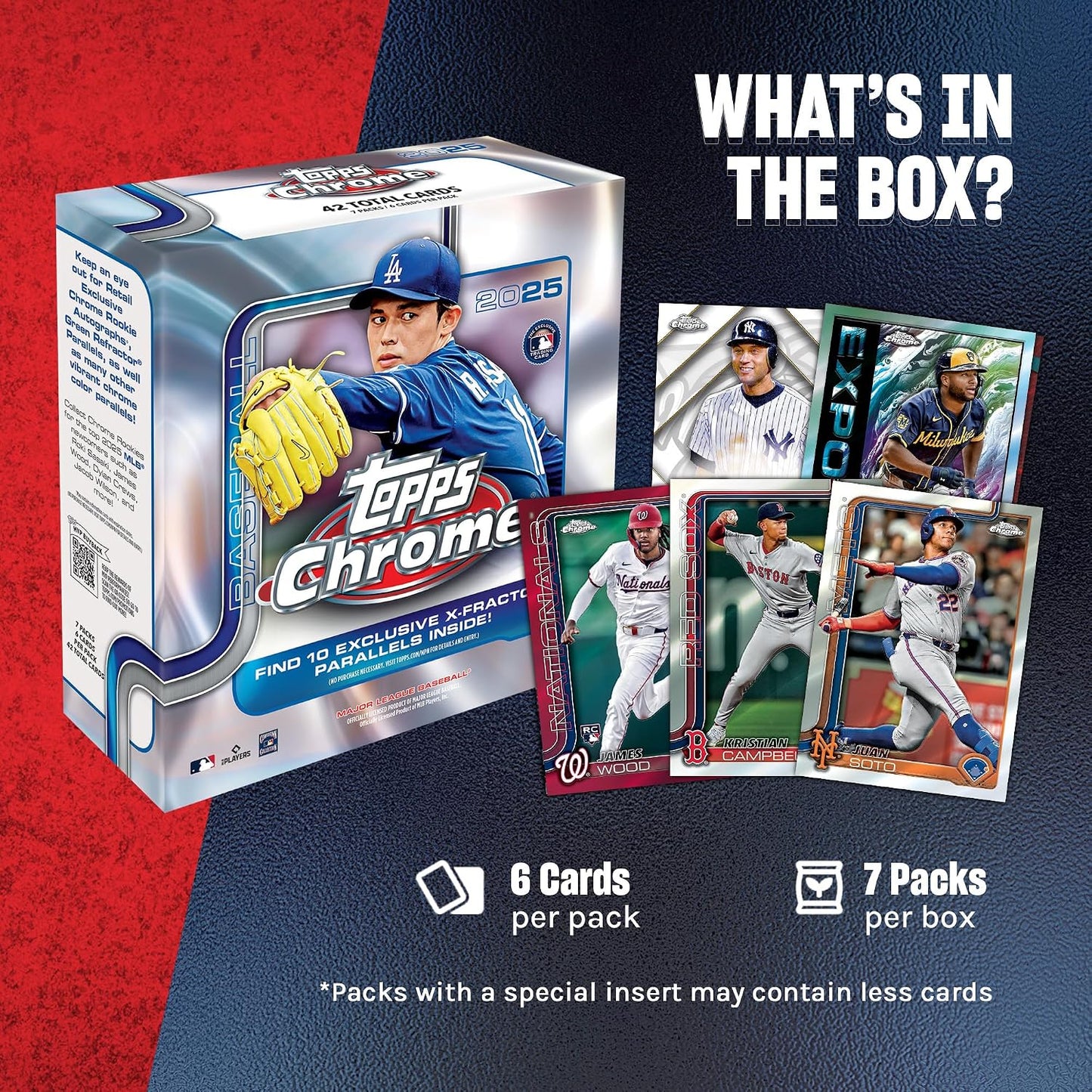 2025 Topps Chrome Baseball - Mega Box
