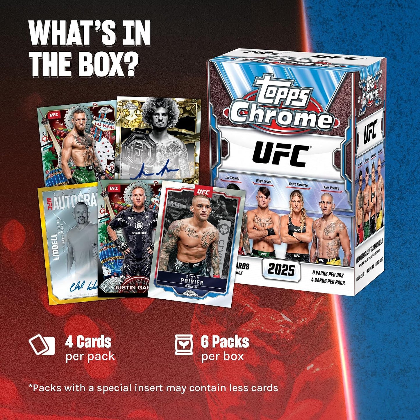 Topps 2025 Chrome UFC - Factory Sealed - Value Box