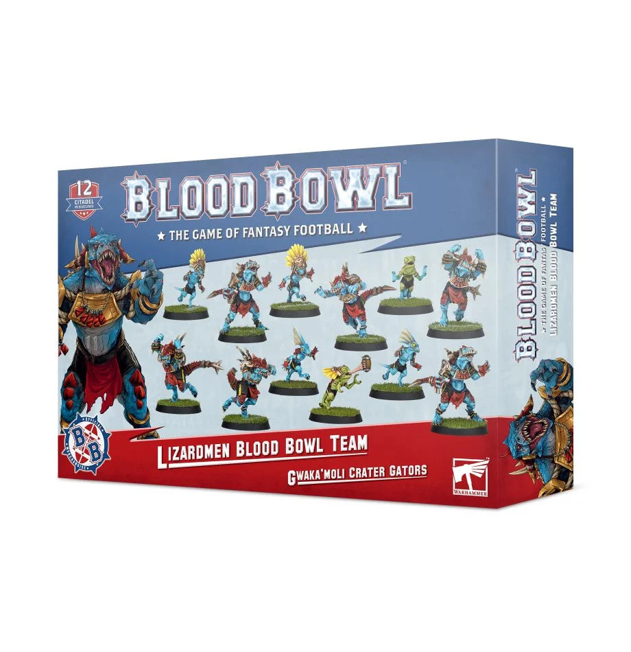 Games Workshop - Blood Bowl - Lizardmen Blood Bowl Team - Gwaka'moli Crater Gators