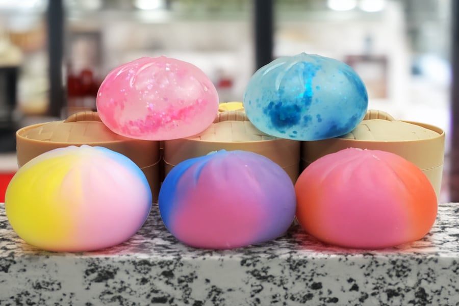 Mystery Rainbow Dumpling Squishy Toy