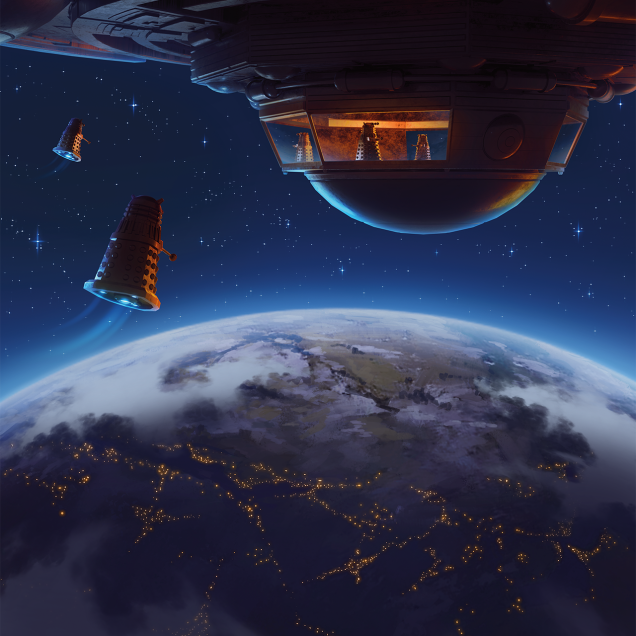 Magic the Gathering Secret Lair x Doctor Who: The Dalek Lands (Non-Foil)