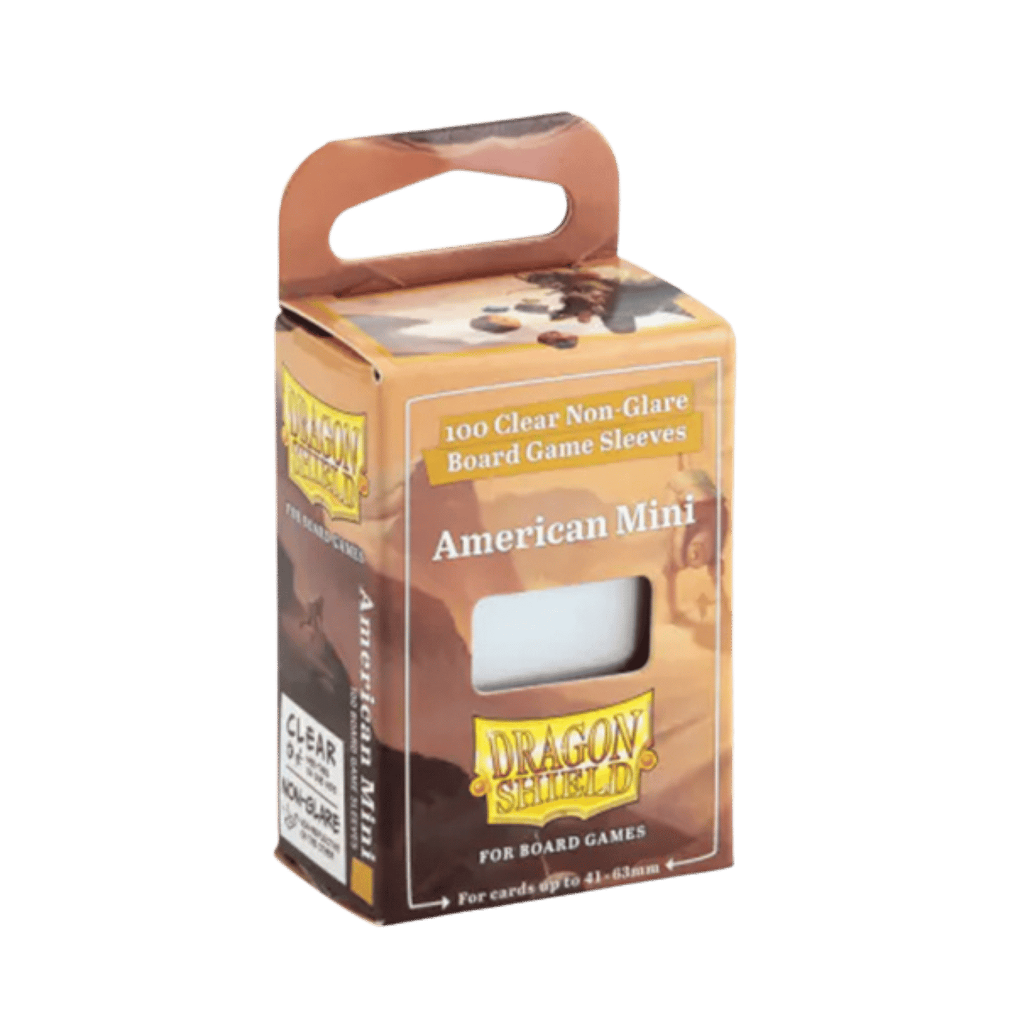 Dragon Shield: Board Game Sleeves: Clear Non-Glare: American Mini - 1 Pack