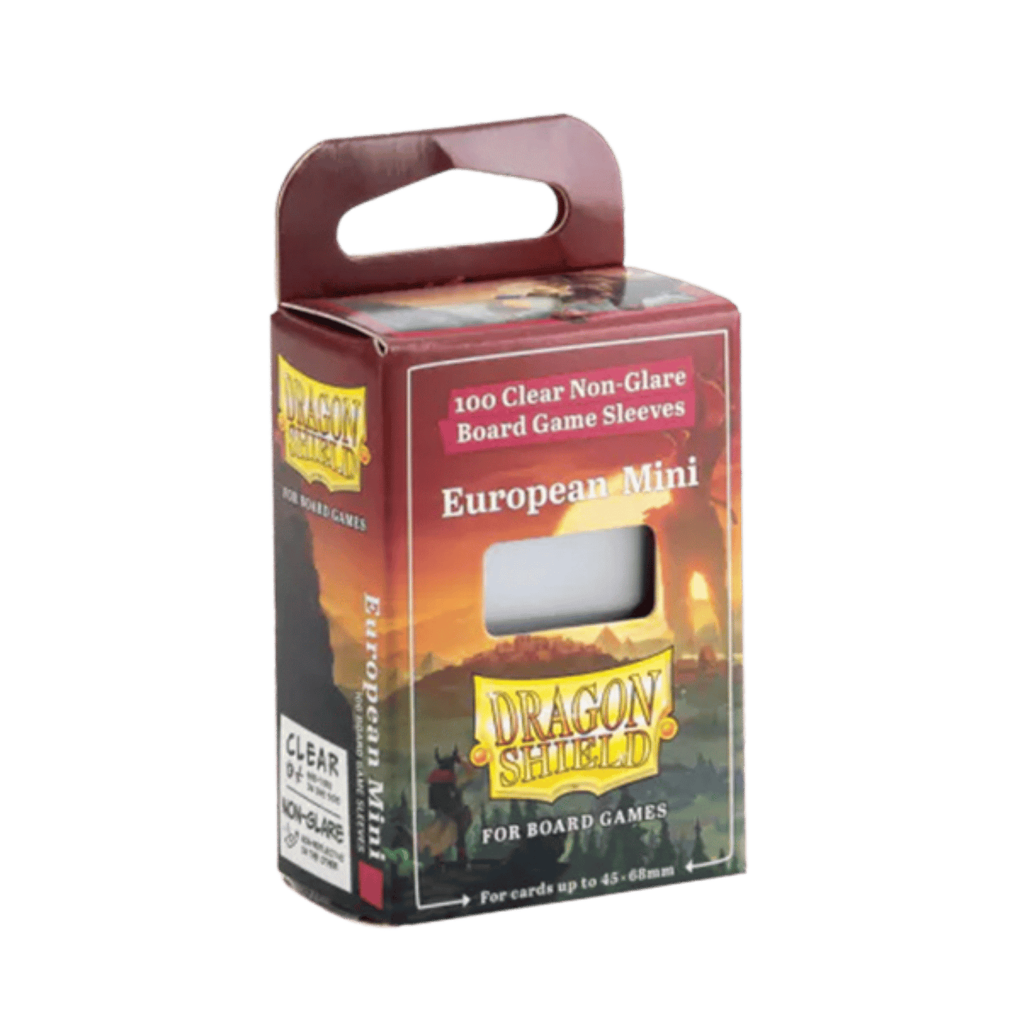 Dragon Shield: Board Game Sleeves: Clear Non-Glare: European Mini - 1 Pack