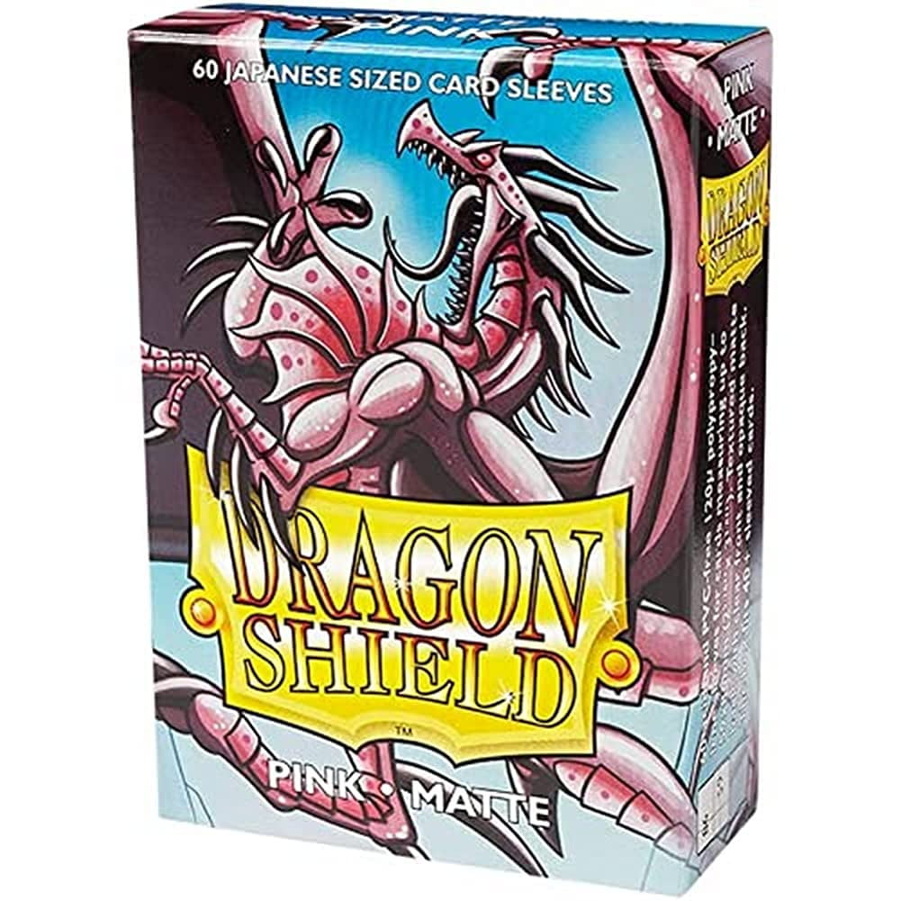 Dragon Shield Matte Mini Japanese Pink 60 ct Card Sleeves Individual Pack