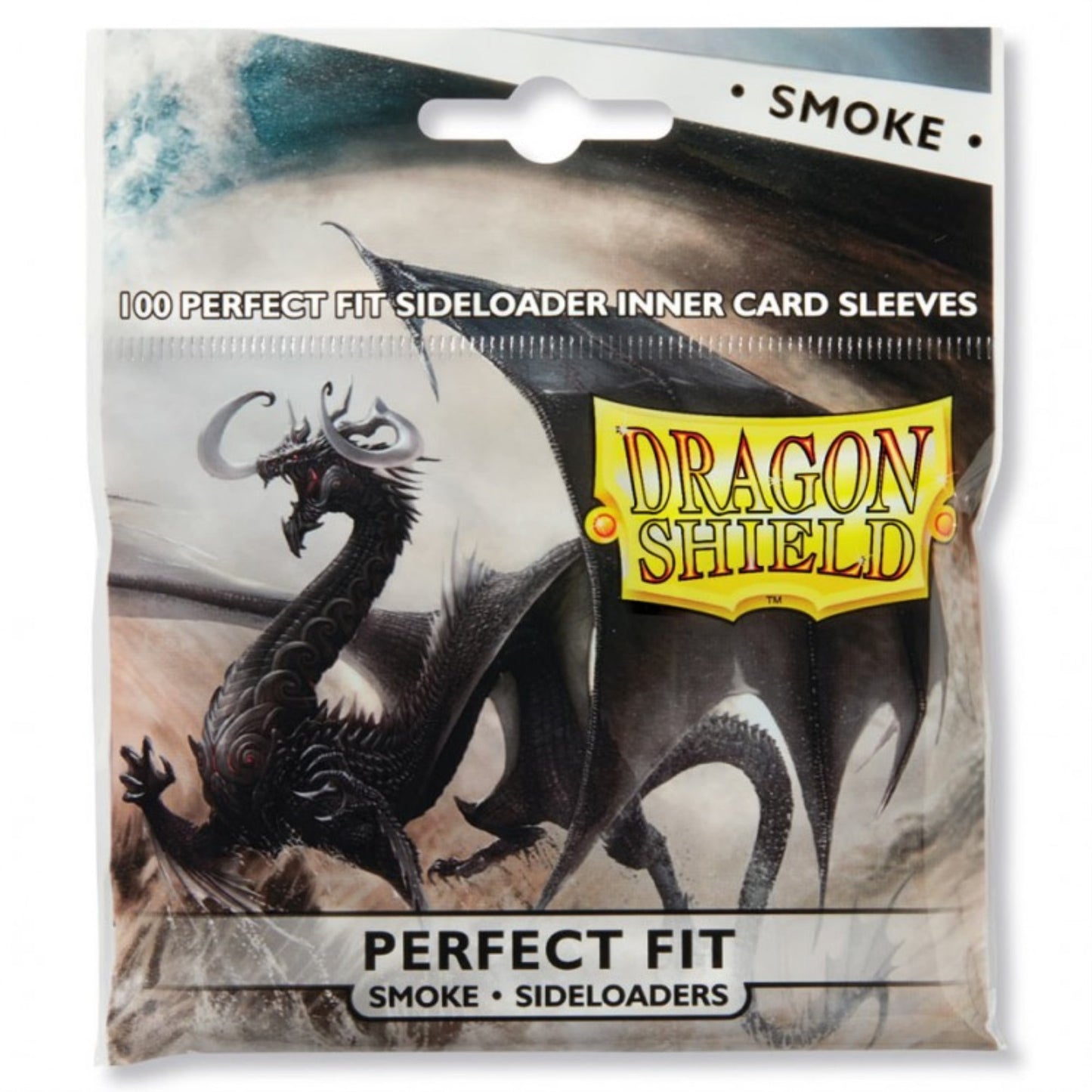 DRAGON SHIELDS - PERFECT FIT SIDE LOAD 100CT PACK: SMOKE
