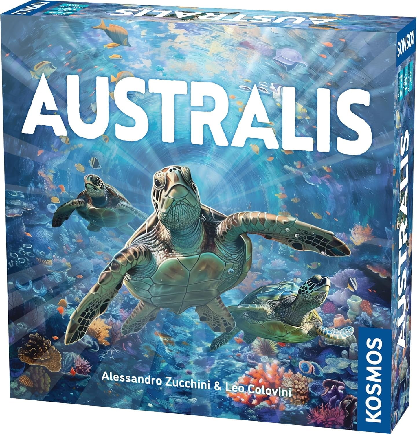 Australis Board Game - Explore The Nature of The Ocean - DICE Drafting Game - 2-4 Players - Ages 10 and UP - 60 Minute Playtime