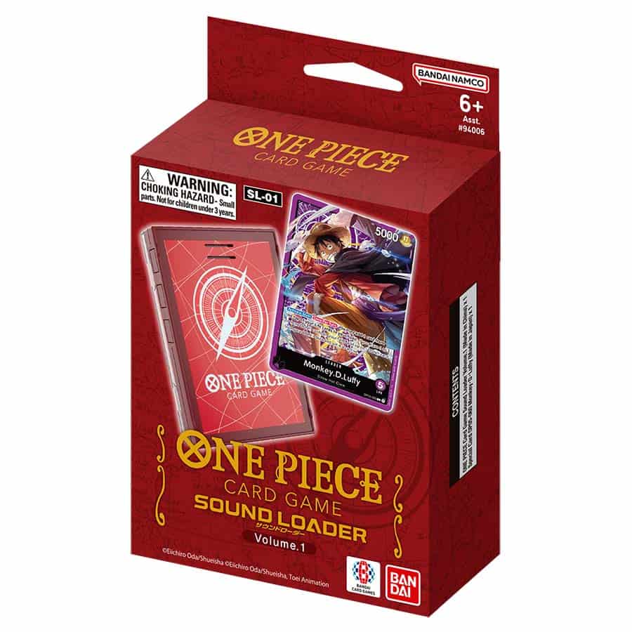 Bandai One Piece TCG: Sound Loader Case Vol. 1: Monkey D. Luffy