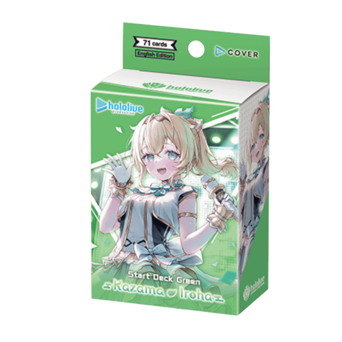 Hololive Official Card Game: Green Kazama Iroha Start Deck (SD06E) - 71 Cards