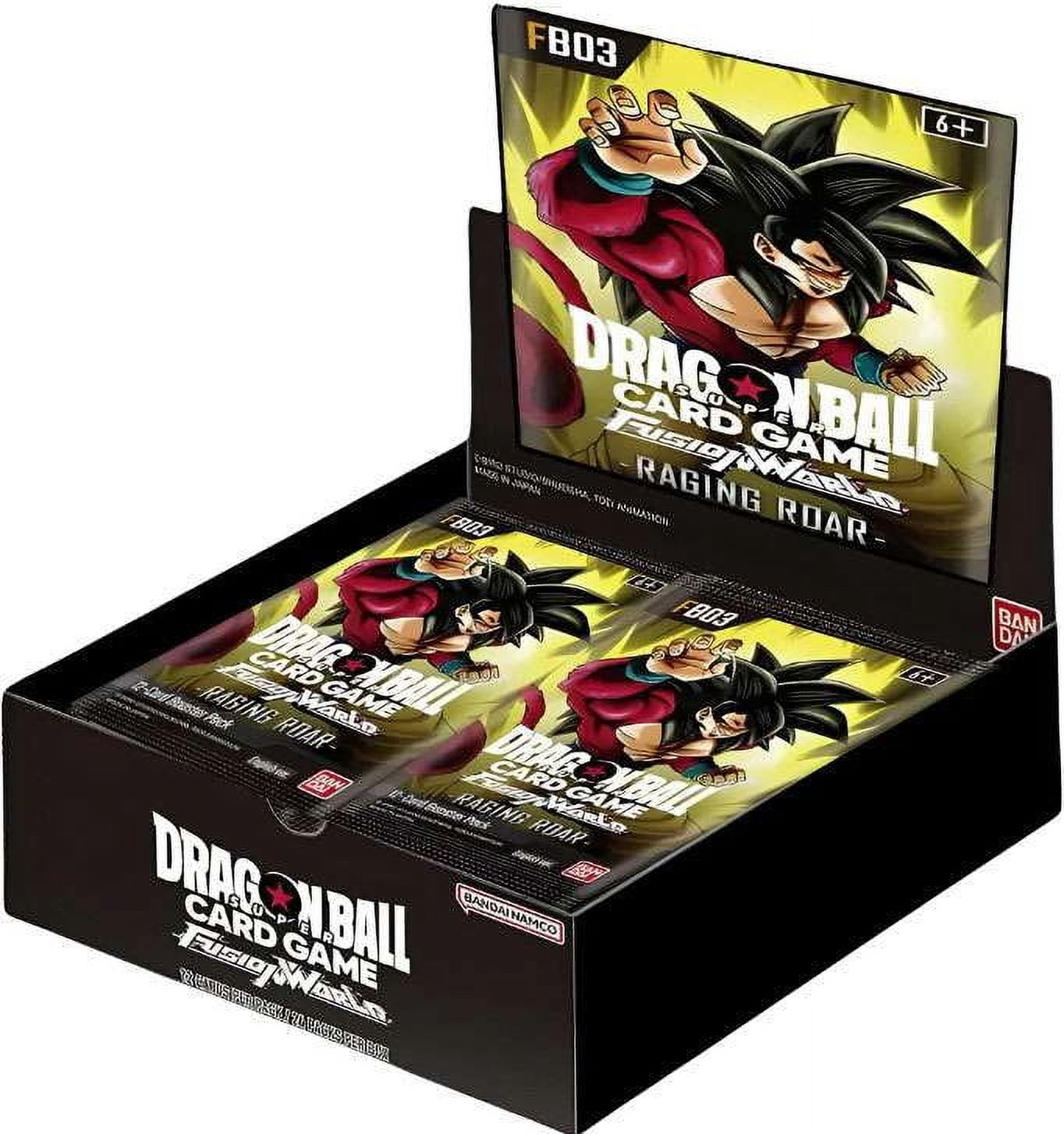 DRAGON BALL SUPER TCG: FUSION WORLD 03 BOOSTER BOX Raging Roar (FB03)
