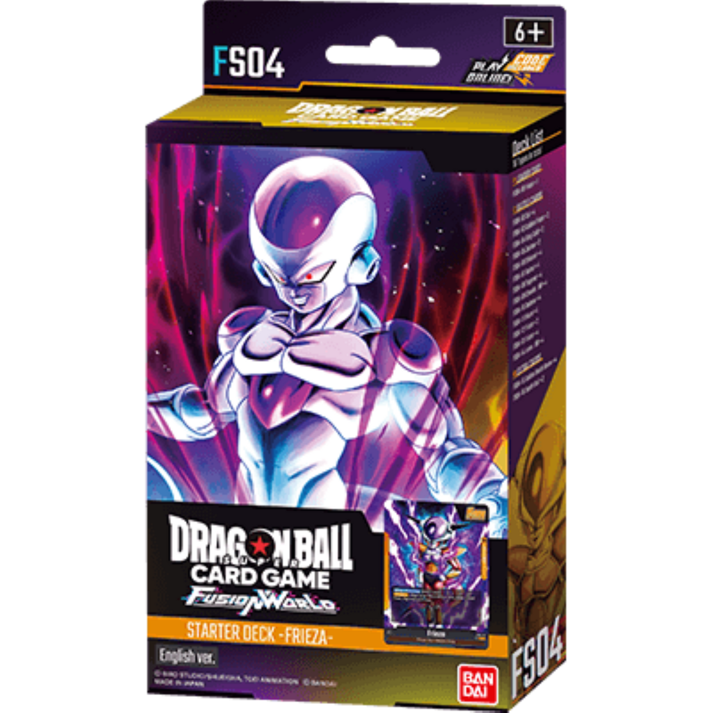 DRAGON BALL SUPER TCG: FUSION WORLD: FRIEZA STARTER DECK 04 (FS04)