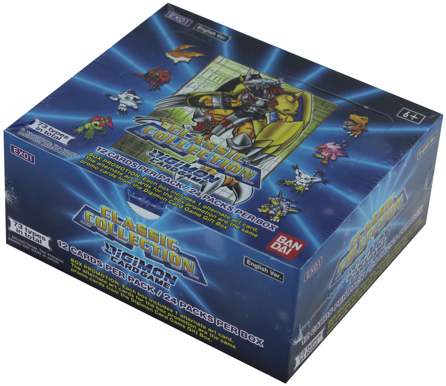 Banday Digimon TCG: Classic Collection EX-01 Booster Display Box (24 Pack)