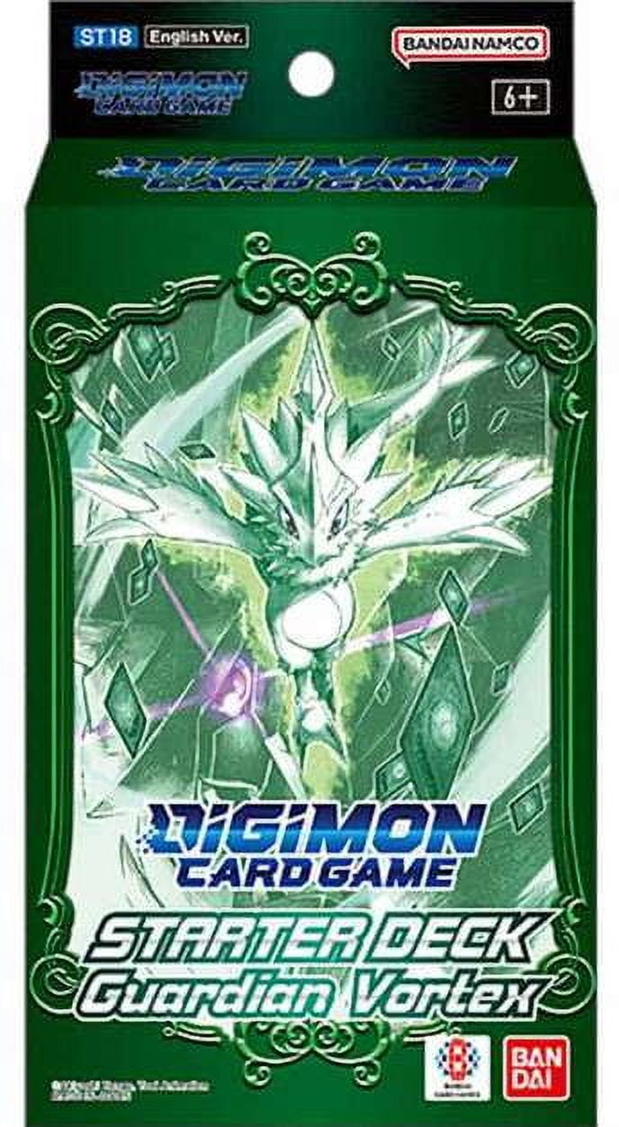 Bandai | Digimon Card Game: Guardian Vortex Starter Deck (ST-18) | Trading Card Game | Ages 6+ | 2 Players | 15 Minutes Playing Time