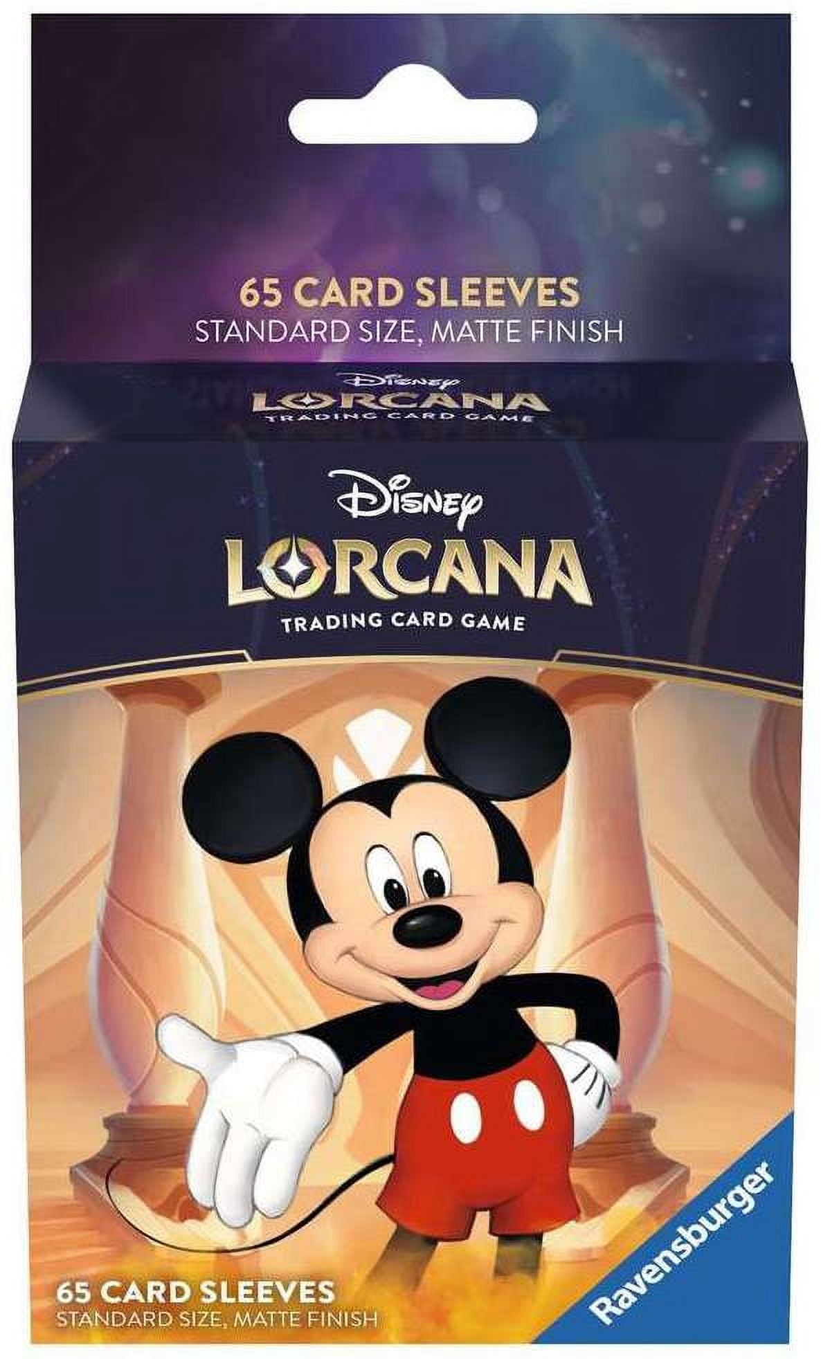 Disney Lorcana Card Sleeves - Mickey Mouse (65-Pack)