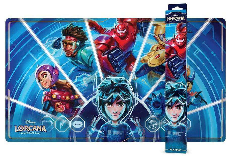 Ravensburger Disney Lorcana TCG: Archazia's Island Playmat Featuring Big Hero 6 - We Could Be Immortals | Protects Cards | Versatile Game, Desk, or Mouse Pad | Durable Non-Slip Surface | Ages 8+