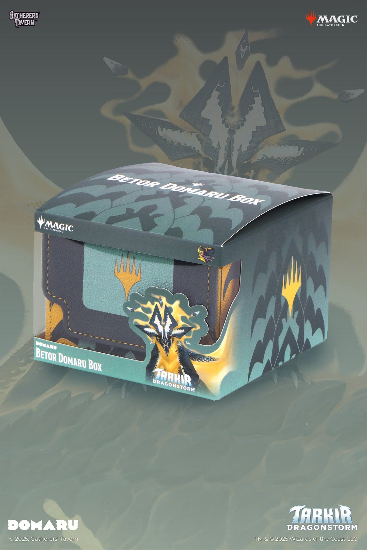 Gatherers Tavern Magic the Gathering Tarkir Dragonstorm Domaru Deck Box - Betor (Abzan)