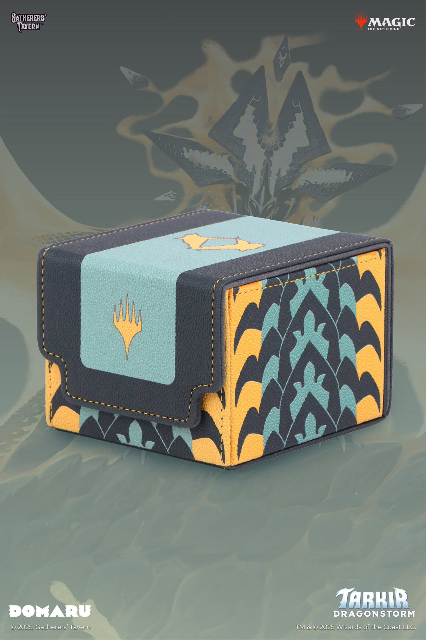 Gatherers Tavern Magic the Gathering Tarkir Dragonstorm Domaru Deck Box - Betor (Abzan)