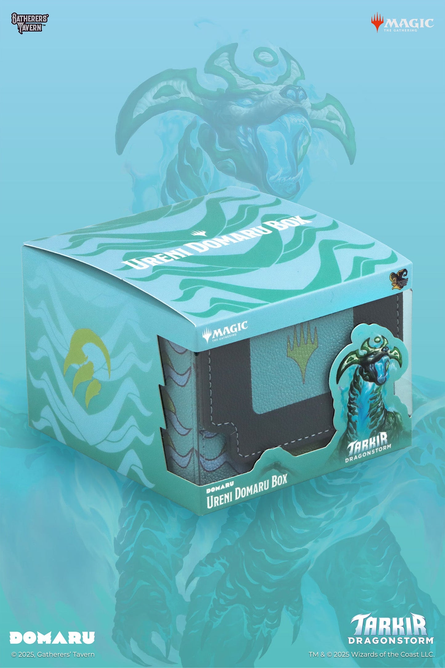Gatherers Tavern Magic the Gathering Tarkir Dragonstorm Domaru Deck Box - Ureni (Temur)