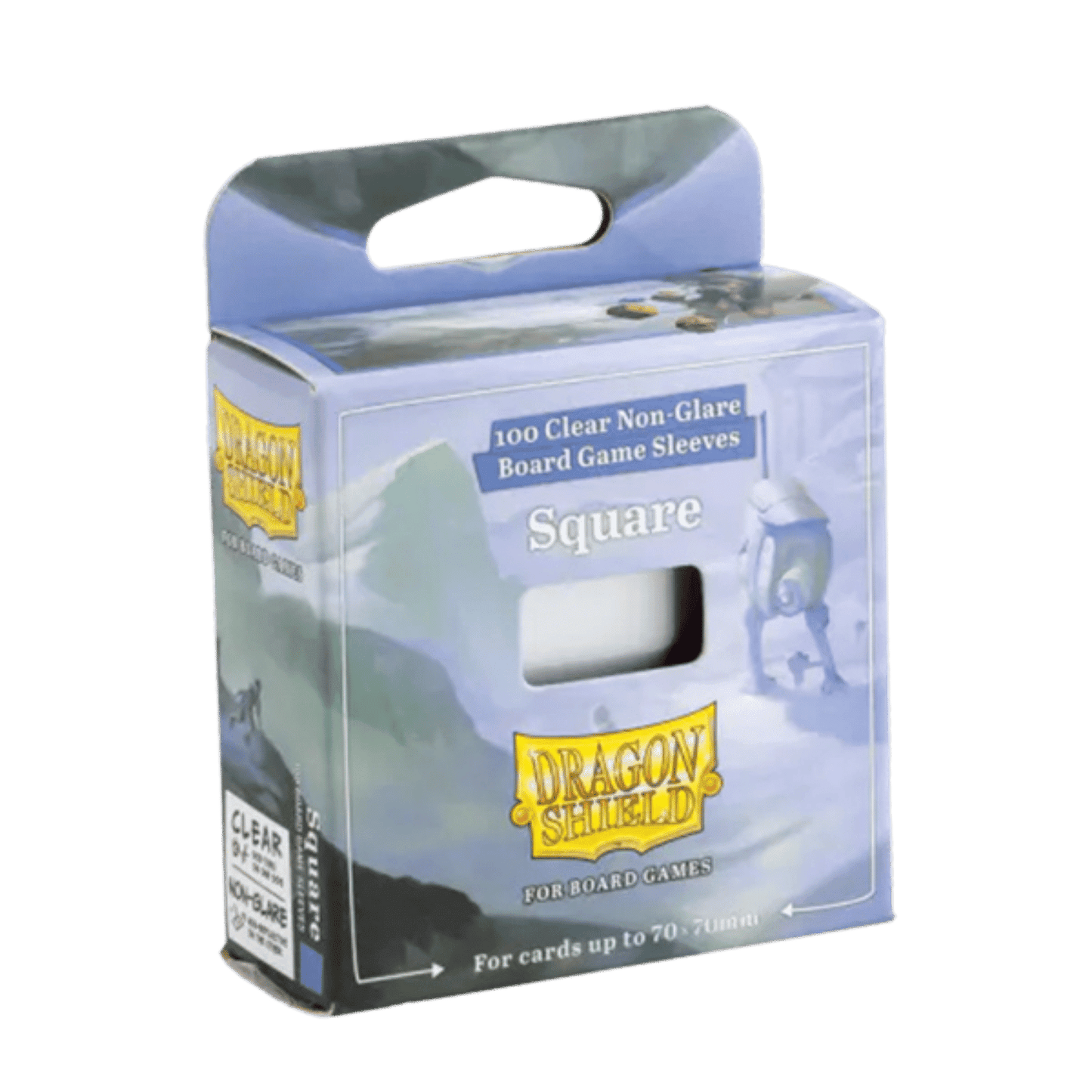 Dragon Shield: Board Game Sleeves: Clear Non-Glare: Square - 1 Pack