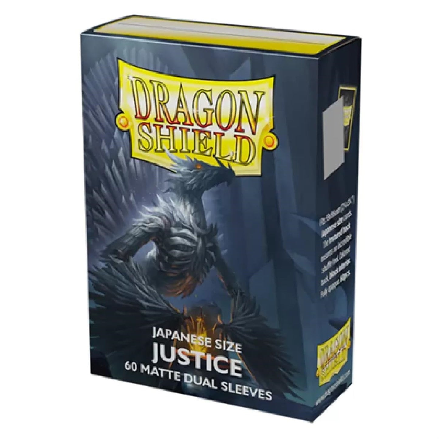 Dragon Shield Dual Matte Mini Japanese Justice Silver 60 ct Card Sleeves Individual Pack