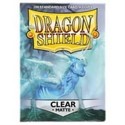 Dragon Shield Matte Clear Standard Size 100 ct Card Sleeves Individual Pack