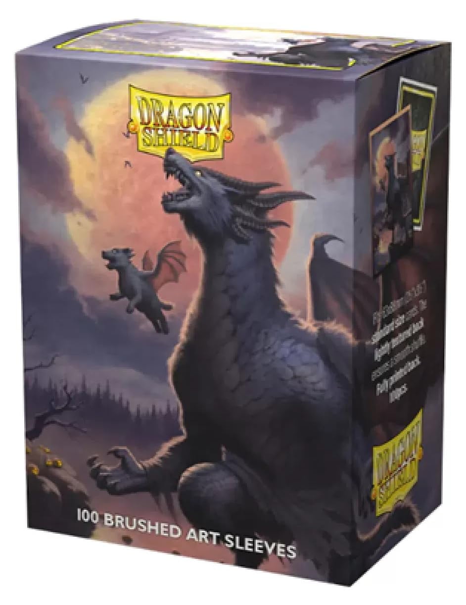 Arcane Tinmen Dragon Shield 12100 Art Brushed Halloween 2023 100 Card Sleeves