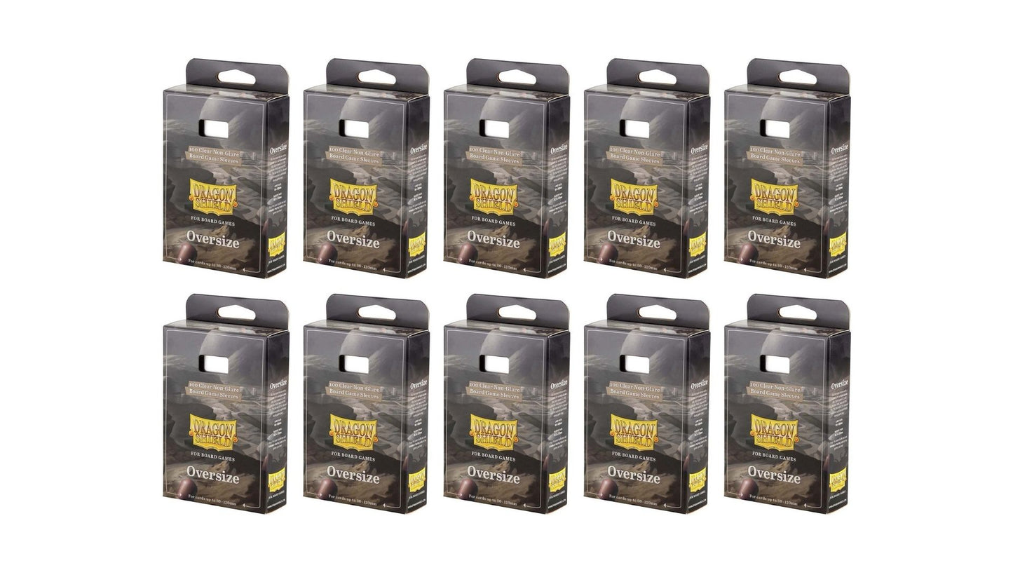 10 Packs Dragon Shield Board Game Sleeves 100 ct Oversize Size Card Sleeves Display Case