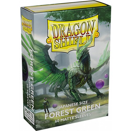 2 Packs Dragon Shield Matte Mini Japanese Forest Green 60 ct Card Sleeves Value Bundle!