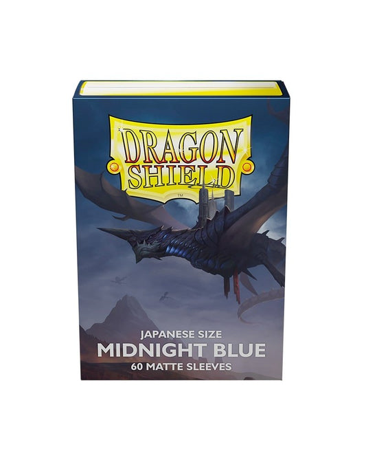 2 Packs Dragon Shield Matte Mini Japanese Midnight Blue 60 ct Card Sleeves Value Bundle!