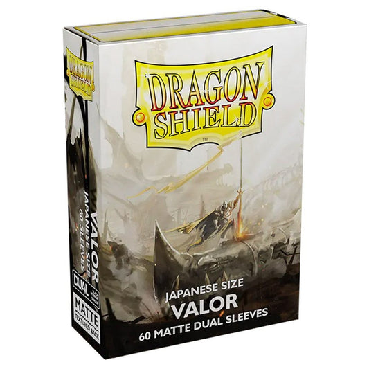 10 Packs Dragon Shield Dual Matte Mini Japanese Valor 60 ct Card Sleeves Display Case