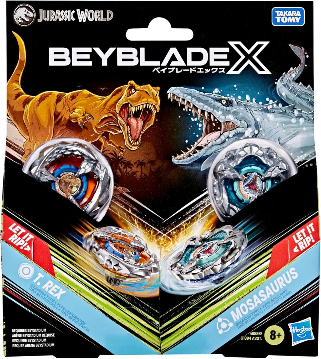 Beyblade X Jurassic World T. Rex vs Mosasaurus Collaboration, Multipack