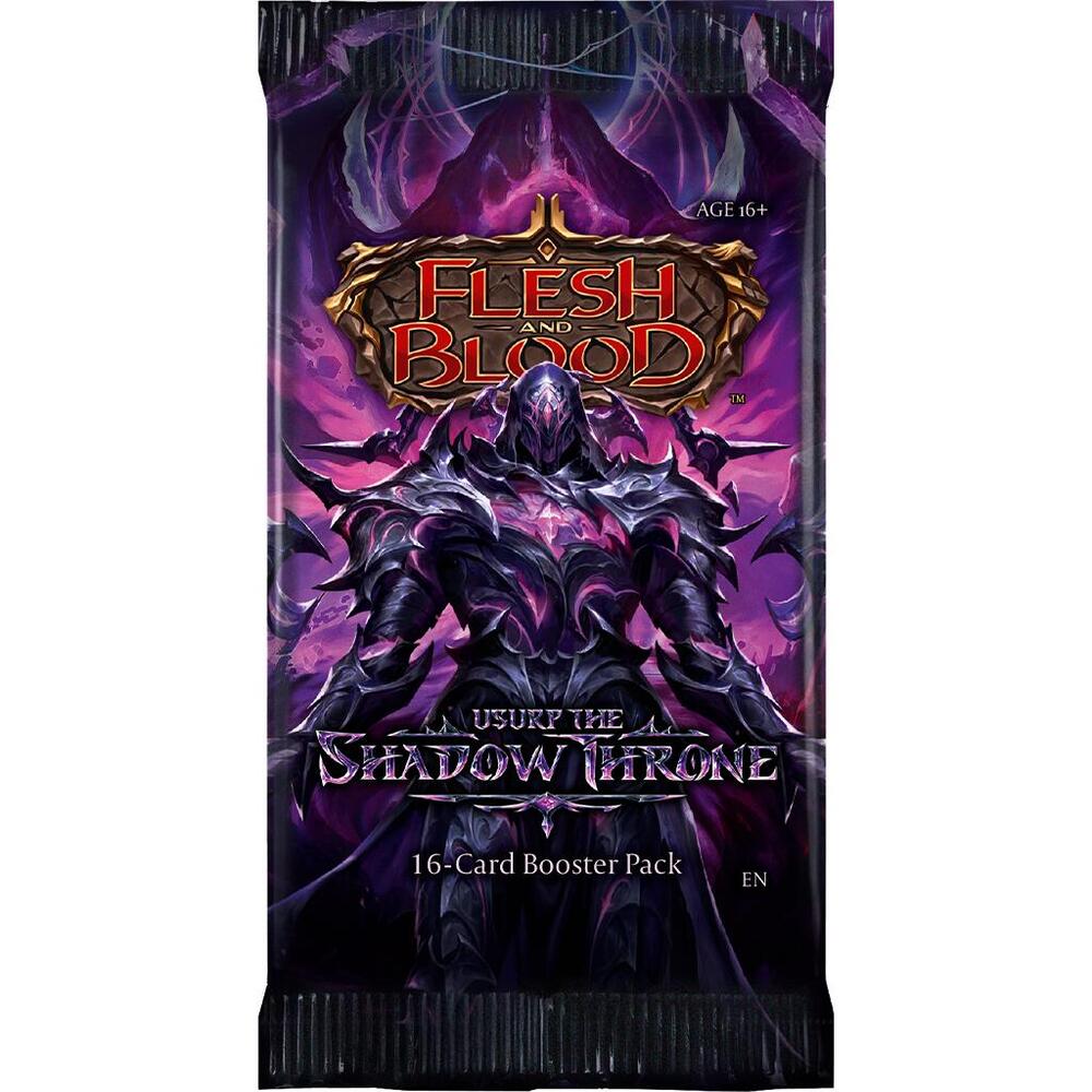 Flesh and Blood TCG Usurp the Shadow Throne Pre-Release Kit – 8 Booster Packs + 11 Promo Cards, English