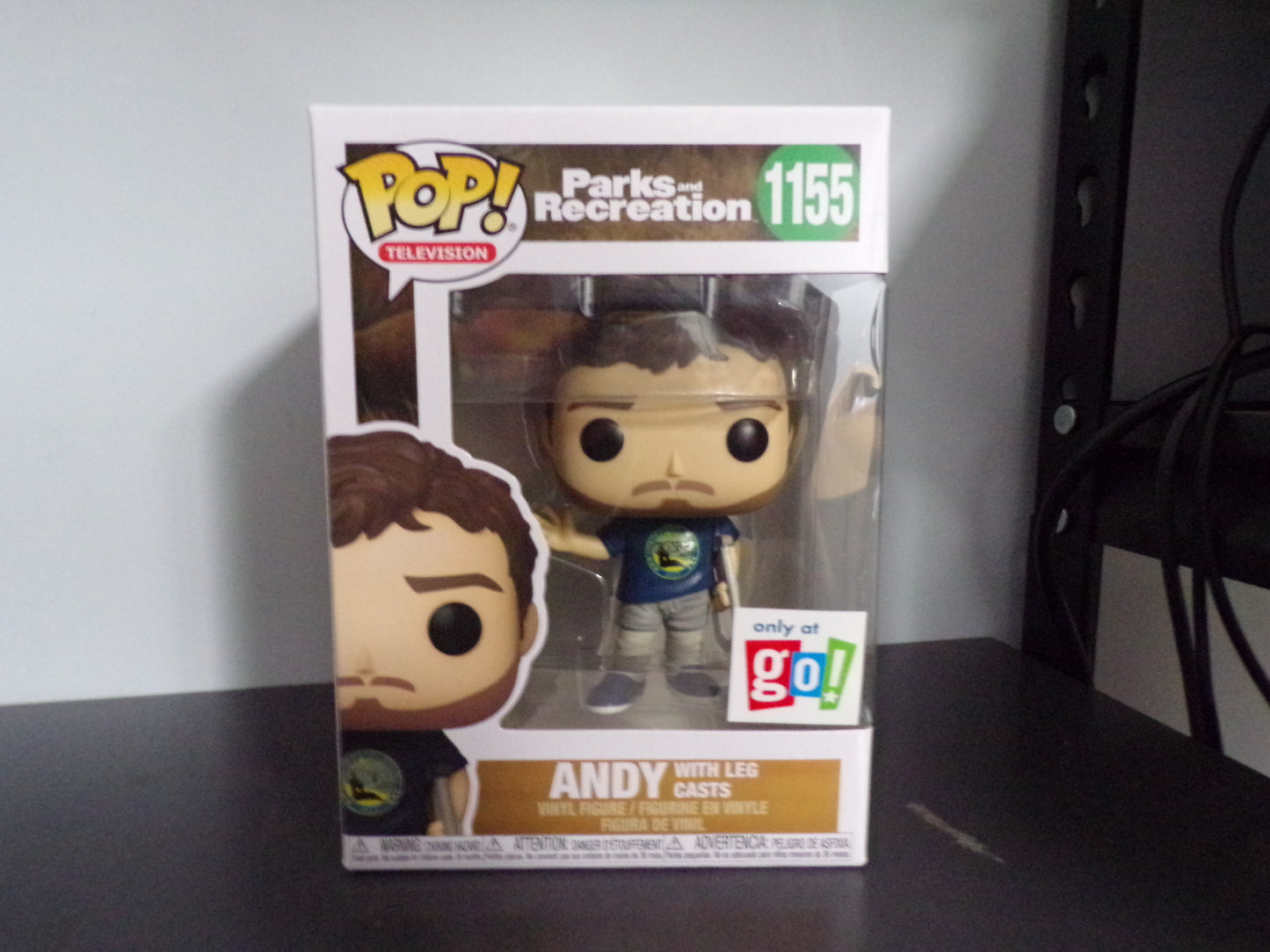 Funko Pop! Parks and Recreation - Andy with Leg Casts GO! Exclusive #1155