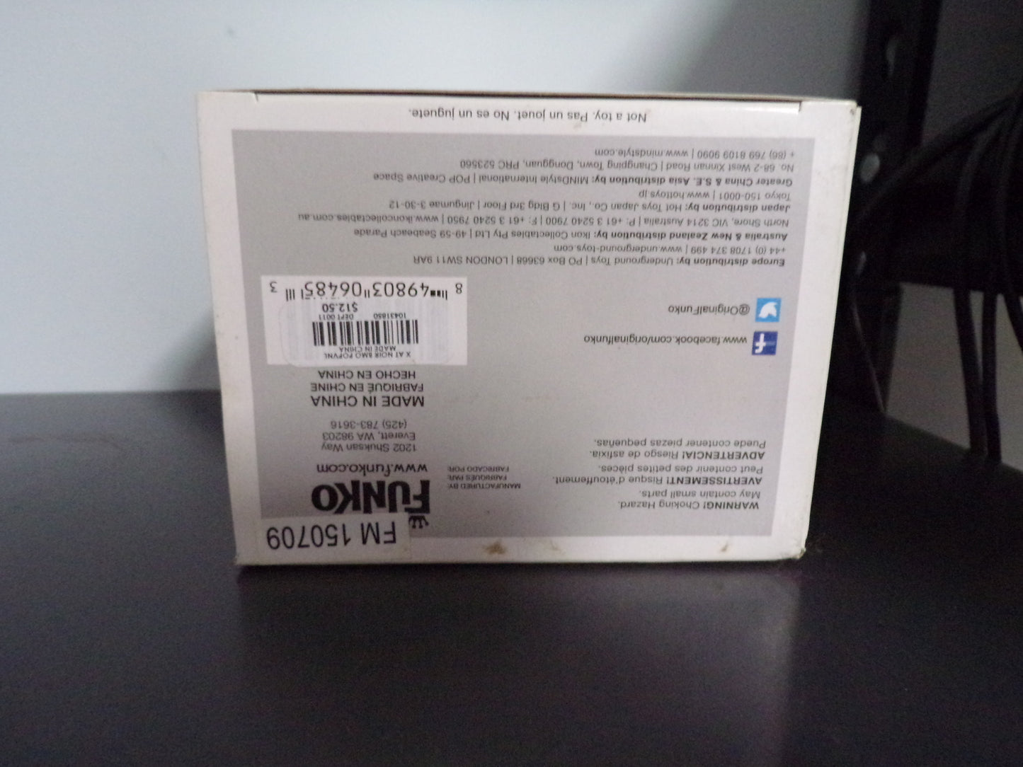 Funko Pop! Adventure Time - BMO Noire Hot Topic Exclusive #283 DAMAGED BOX