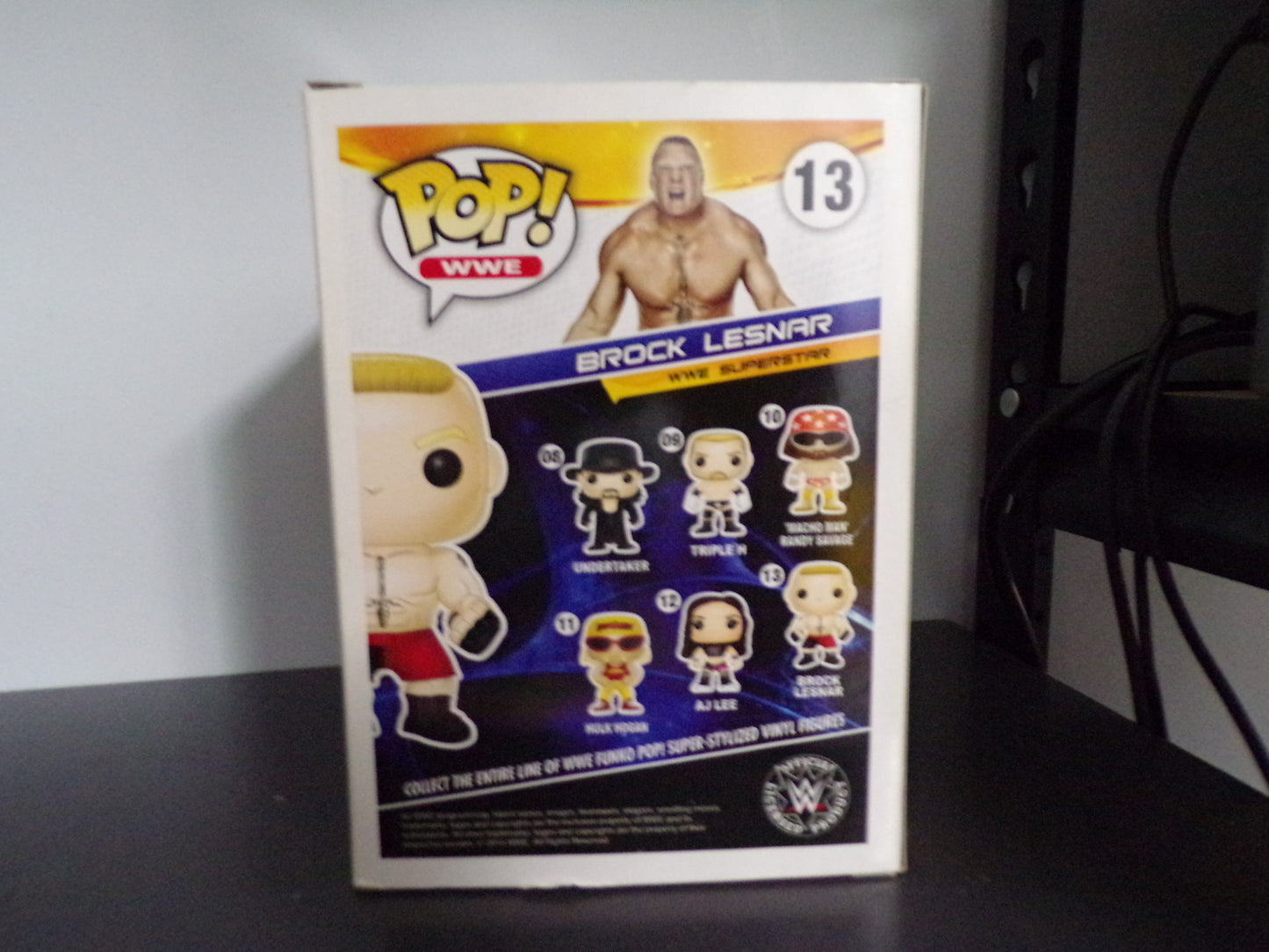 Funko Pop! WWE - Brock Lesnar Walmart Exclusive #13 DAMAGED