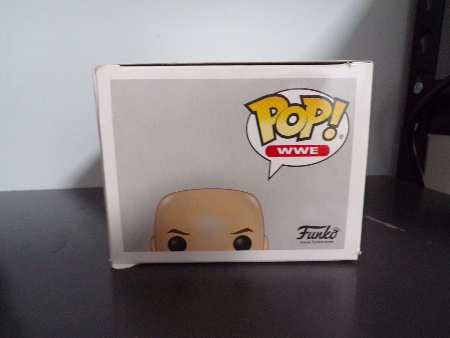 Funko Pop! WWE - Kurt Angle #55 AUTOGRAPHED/BOX WEAR AND TEAR w/ Protector