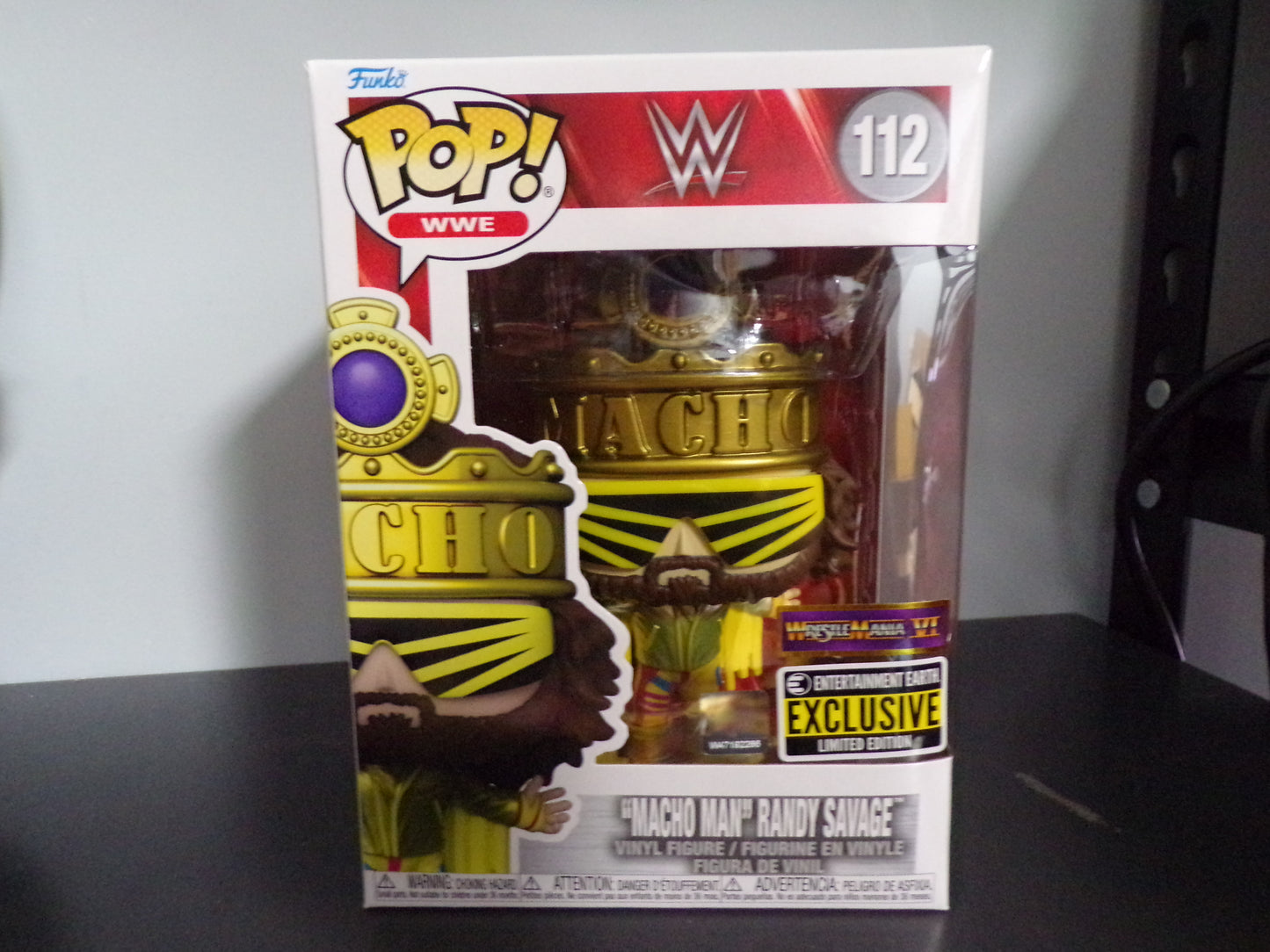 Funko Pop WWE - Macho Man Randy Savage Entertainment Earth Exclusive #112
