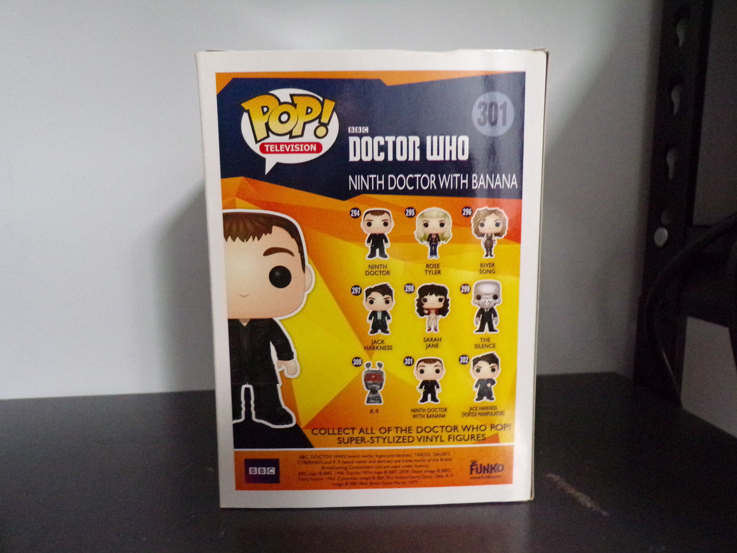 Funko Pop! Doctor Who - Ninth Doctor with Banana Hot Topic Exclusive #301