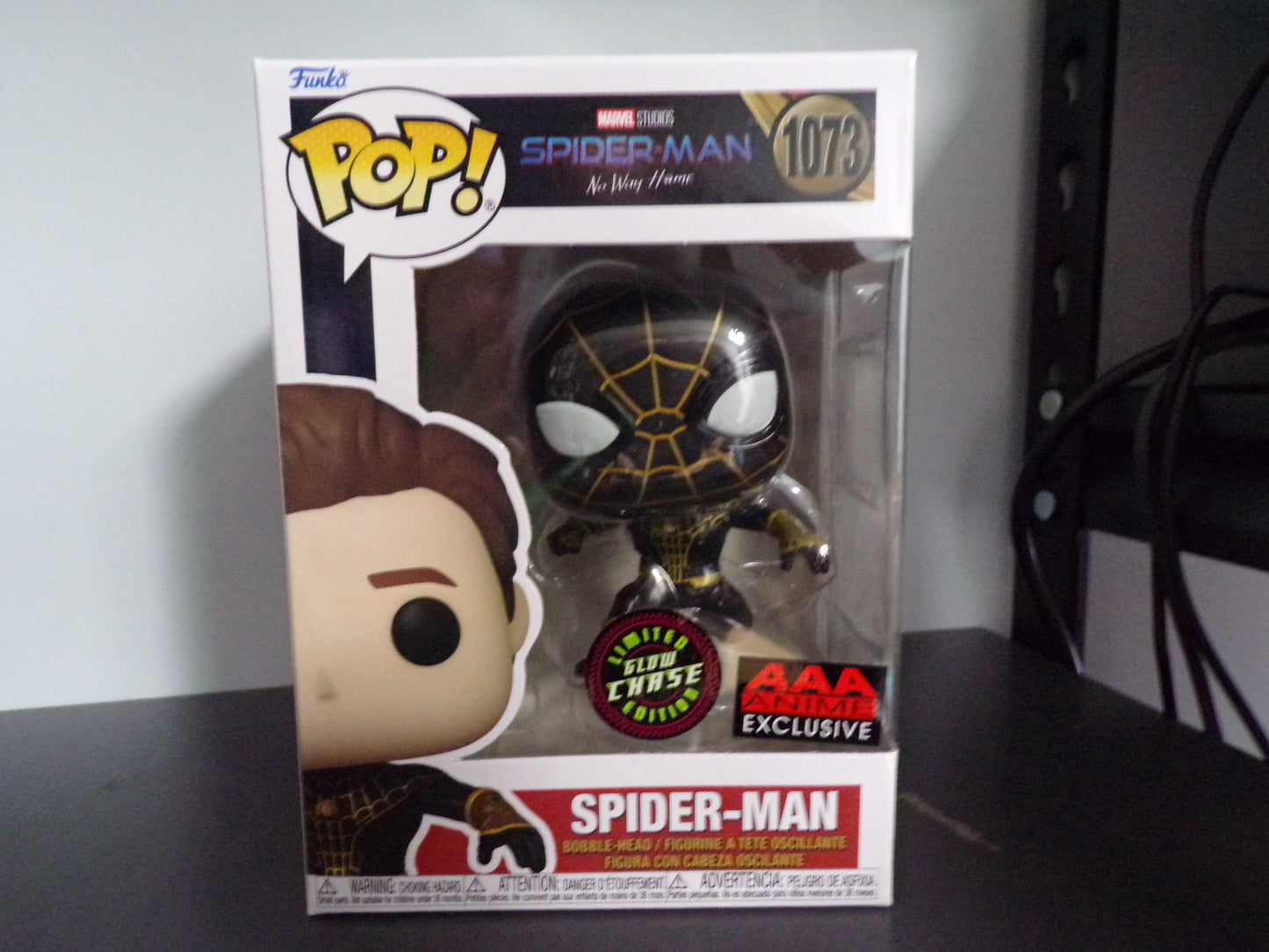 Funko Pop! Spider-Man No Way Home - Spider-Man Glow Chase AAA Anime Excl