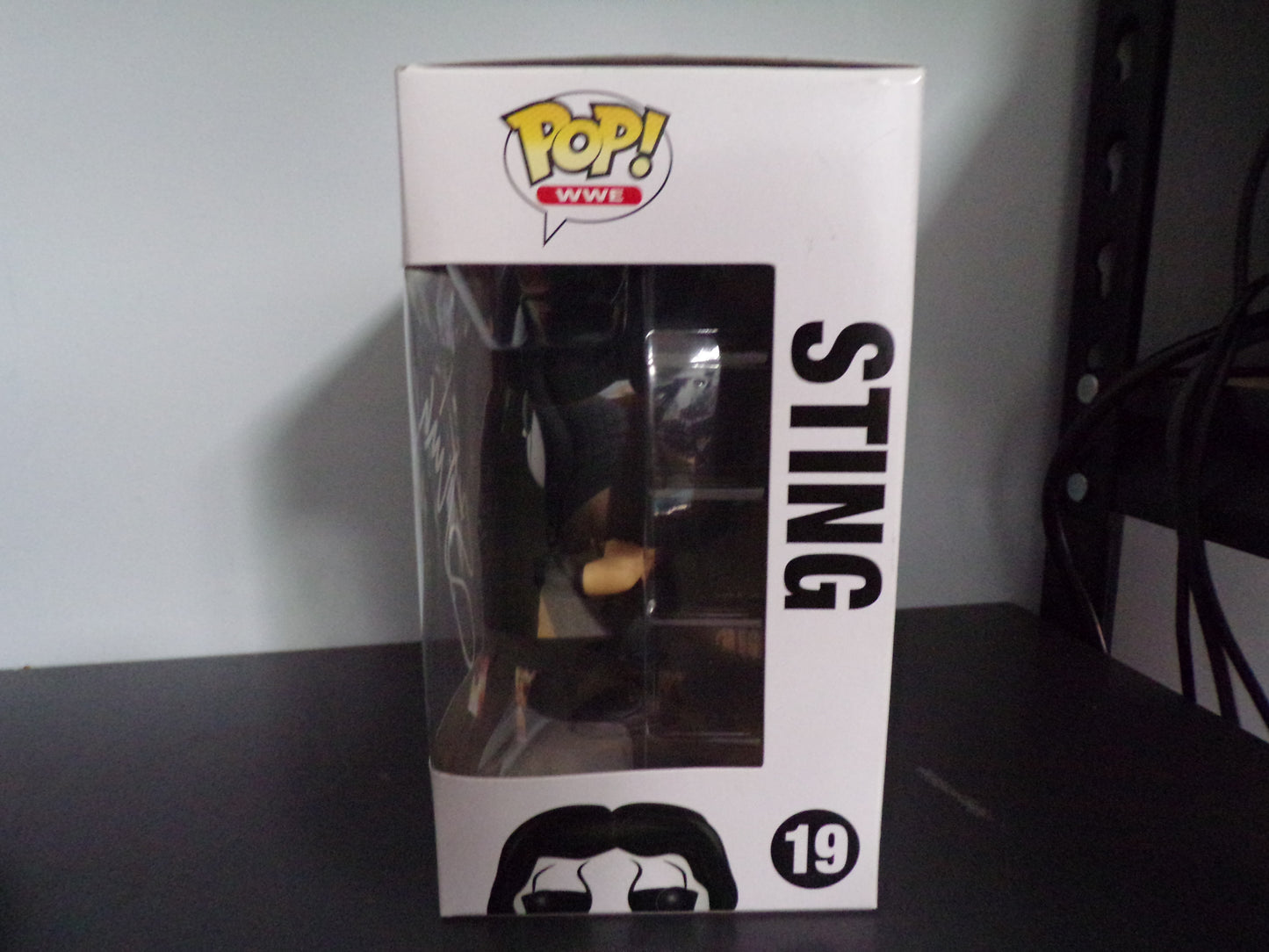 Funko Pop! WWE - Sting #19 AUTOGRAPHED w/ Protector