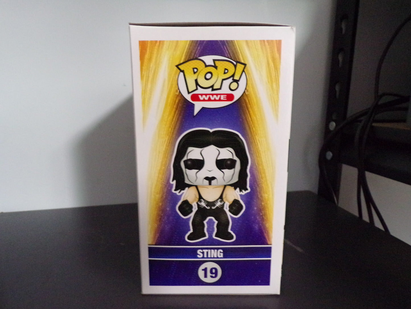 Funko Pop! WWE - Sting #19 AUTOGRAPHED w/ Protector