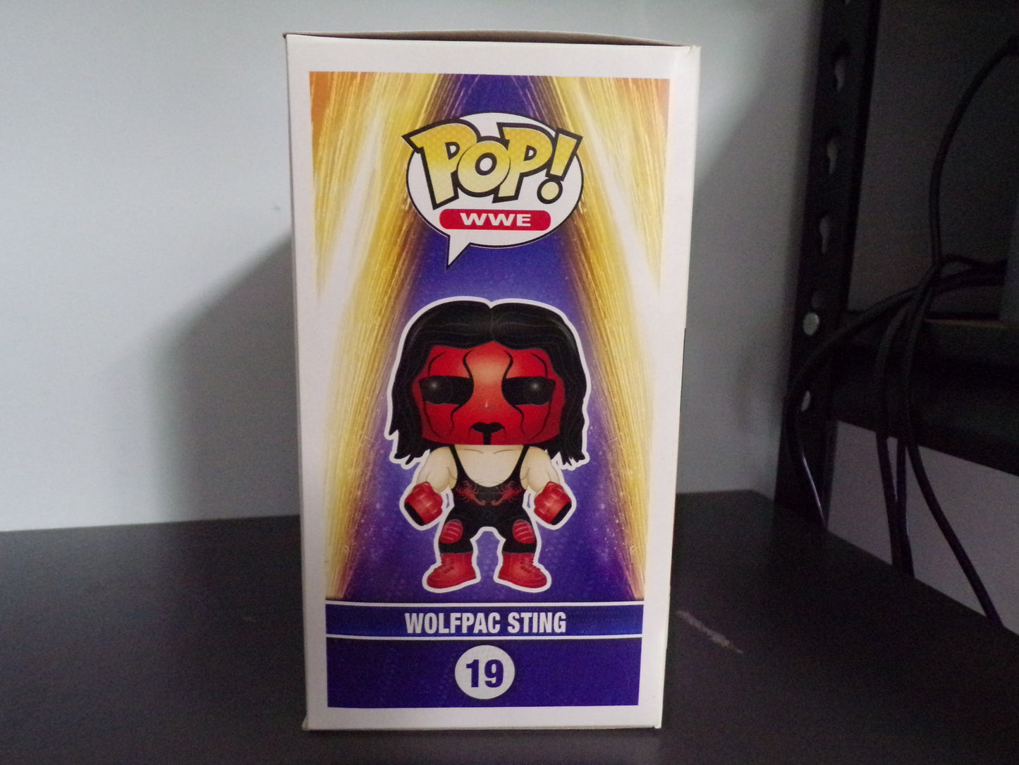 Funko Pop! WWE - Wolfpac Sting Gamestop Exclusive #19 w/ Protector