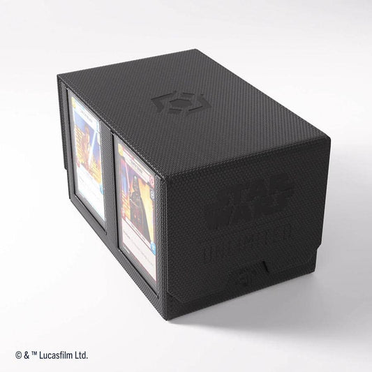 GAMEGENIC: STAR WARS: UNLIMITED: DOUBLE DECK POD: BLACK