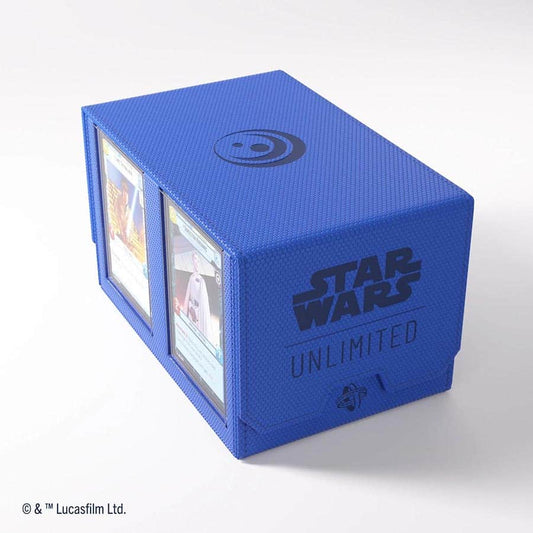 GAMEGENIC: STAR WARS: UNLIMITED: DOUBLE DECK POD: BLUE
