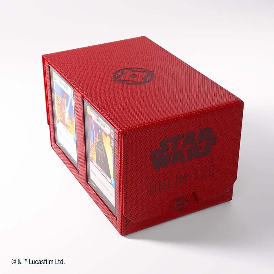 GAMEGENIC: STAR WARS: UNLIMITED: DOUBLE DECK POD: RED