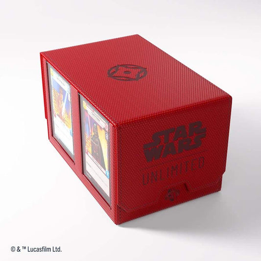 GAMEGENIC: STAR WARS: UNLIMITED: DOUBLE DECK POD: RED