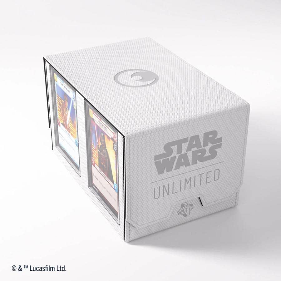 GAMEGENIC: STAR WARS: UNLIMITED: DOUBLE DECK POD: WHITE AND BLACK