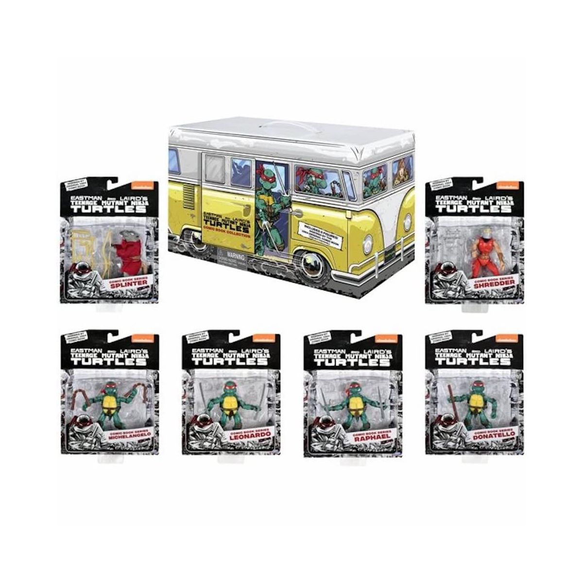 Teenage Mutant Ninja Turtles Classic Van Comic Book Figure Collection