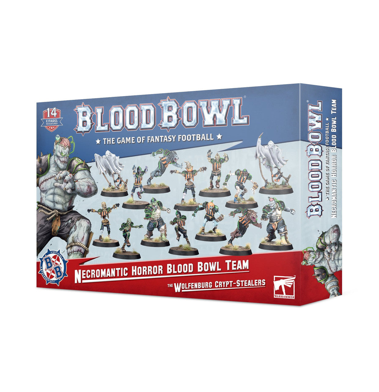 Games Workshop - Blood Bowl - Necromantic Horror Blood Bowl Team - The Wolfenburg Crypt-Stealers