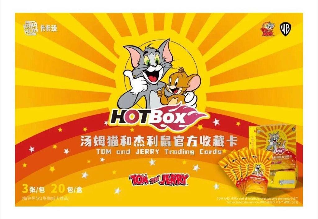 KAKAWOW Tom and Jerry HOTBOX Trading Cards Hobby Box | Official Warner Bros Licensed Collectible Cards (Chinese) | 20 Packs per Box