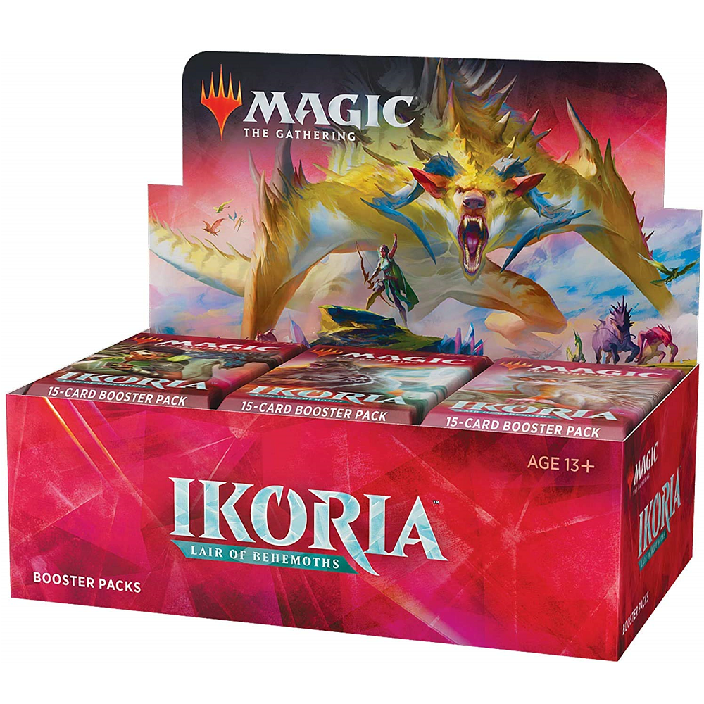Magic: The Gathering Ikoria: Lair of Behemoths Draft Booster Box | 36 Draft Booster Packs (540 Cards + Box Topper) | Factory Sealed